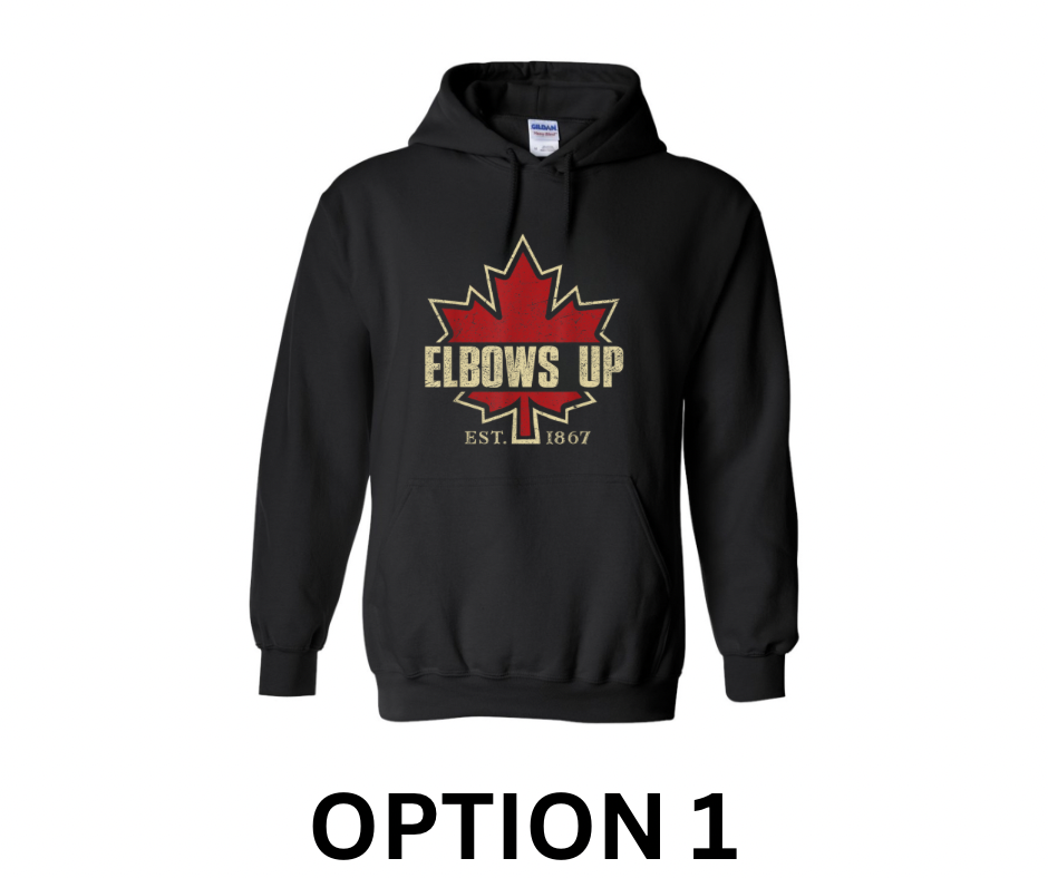 Elbows Up hoodie