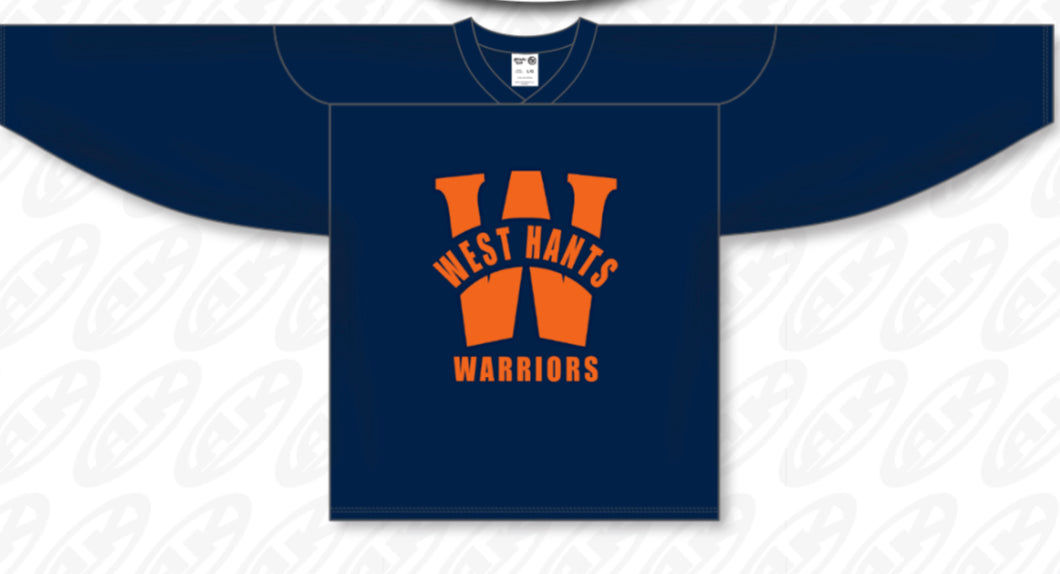 YOUTH Warriors Practice Jersey W/ name on back