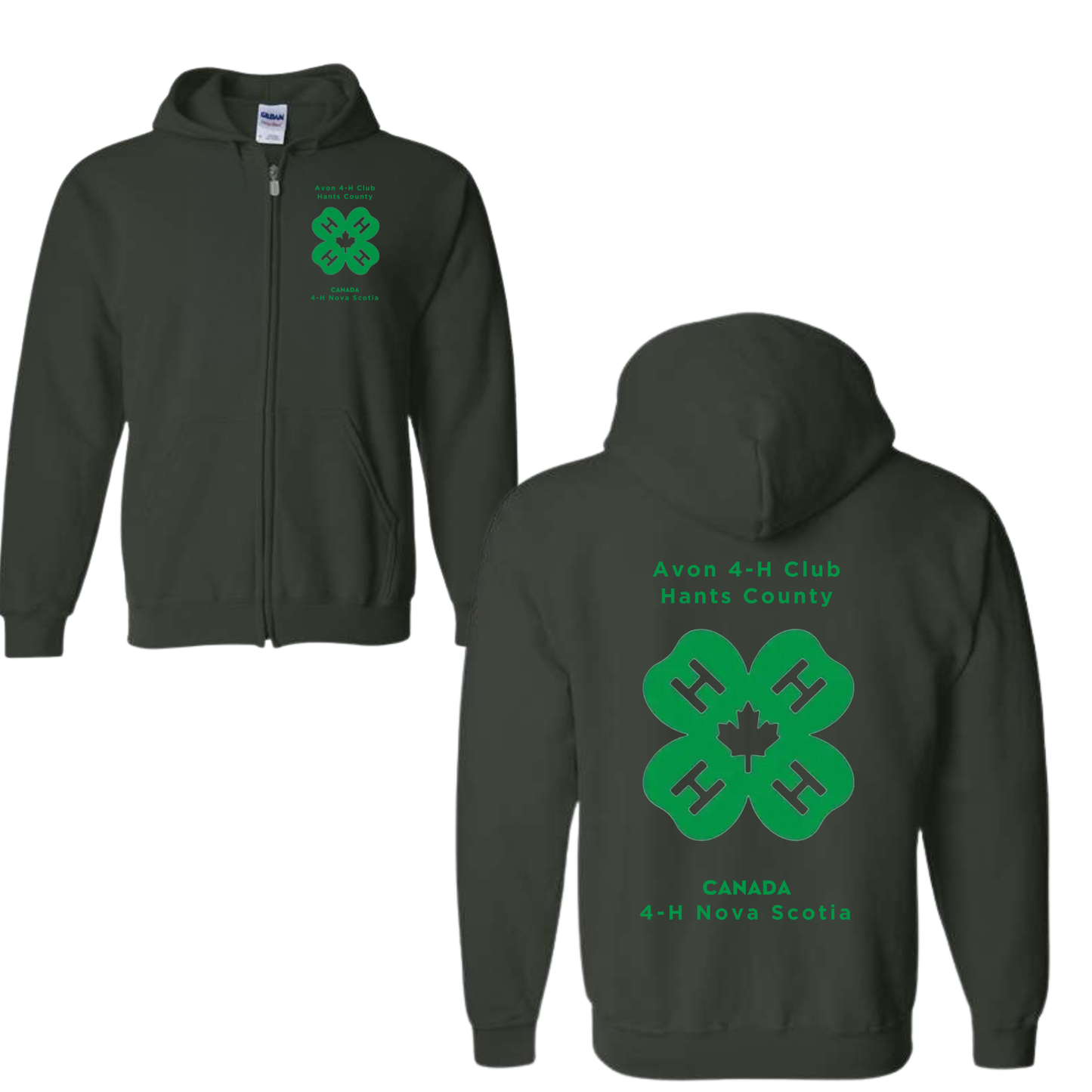 Adult 4-H Full Zip