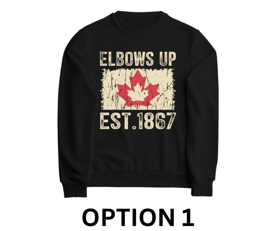 Elbows Up Crewneck
