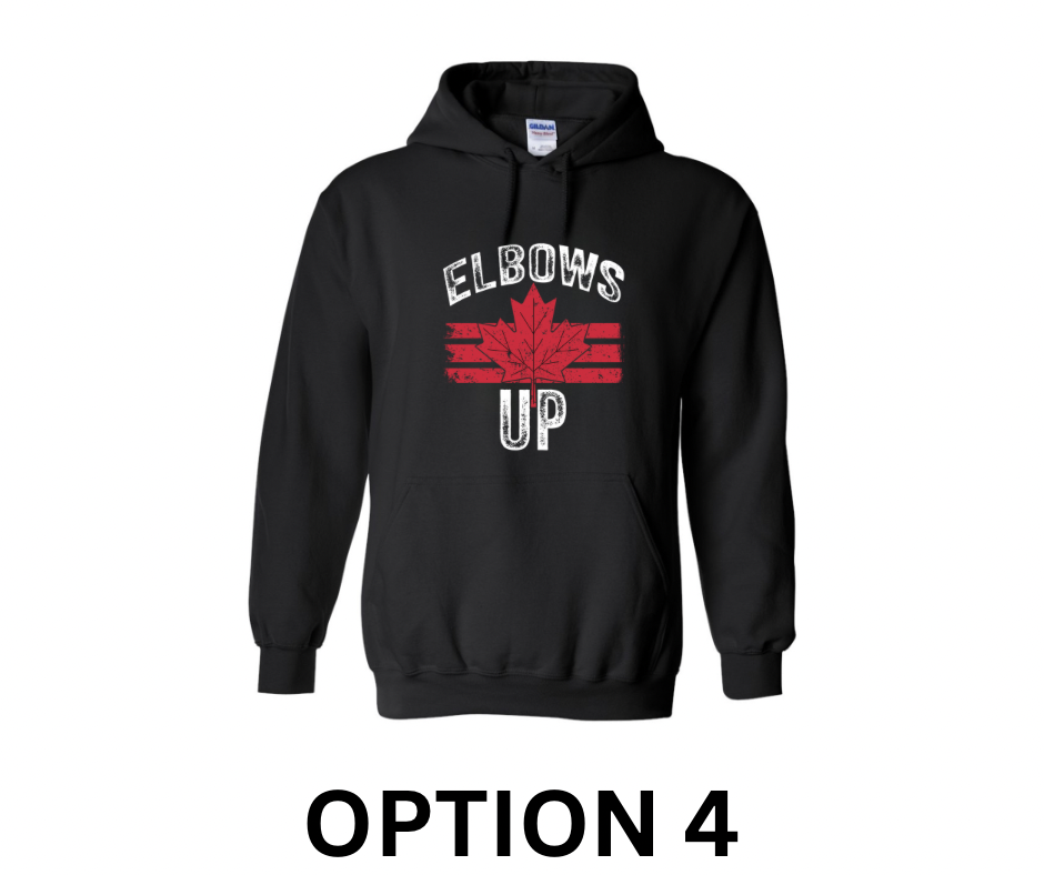 Elbows Up hoodie