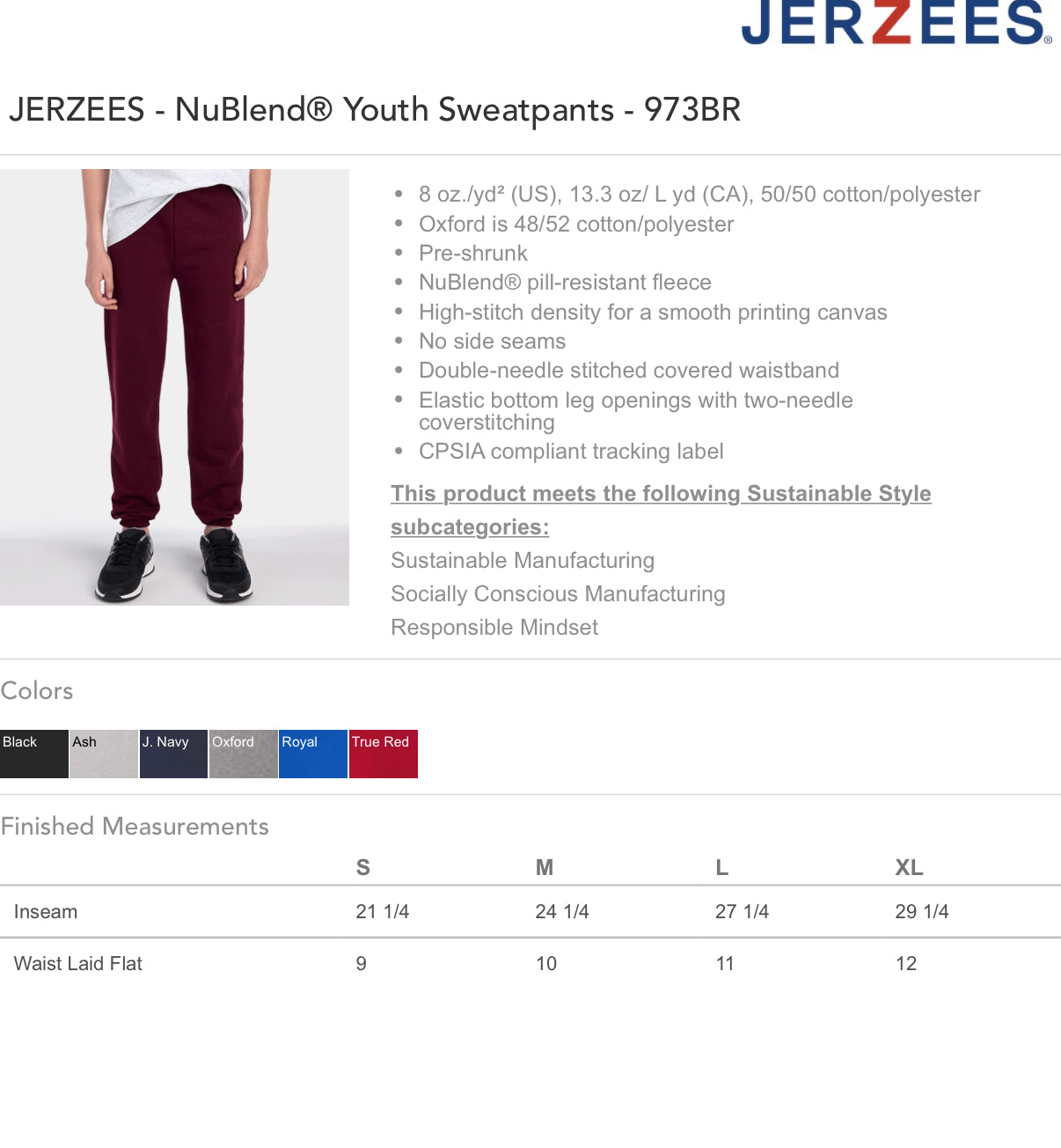 WES Youth Joggers