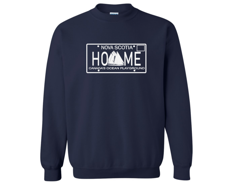 Nova Scotia License Plate Crewneck