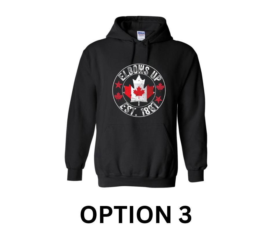 Elbows Up hoodie