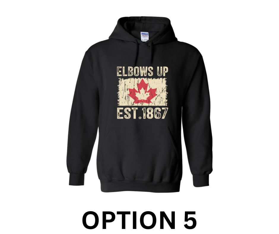 Elbows Up hoodie