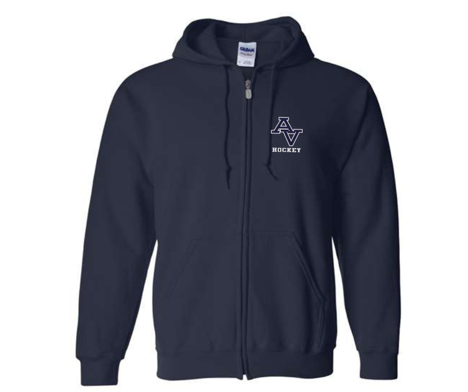 AV Hockey Full Zip Hoodies