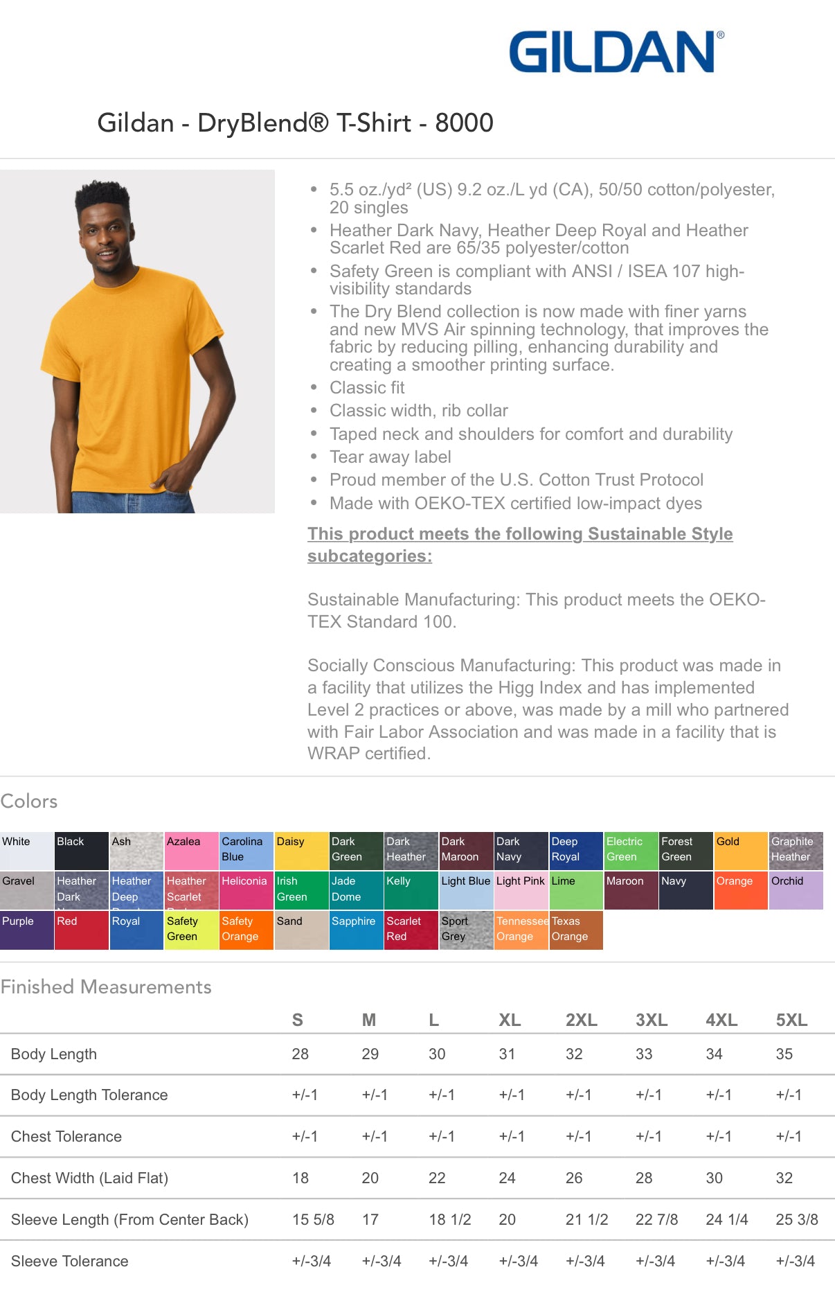 Dryblend T-Shirt Unisex