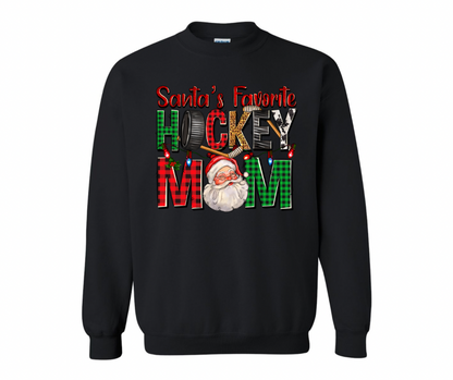 Santa’s Fav Hockey Mom Crewneck