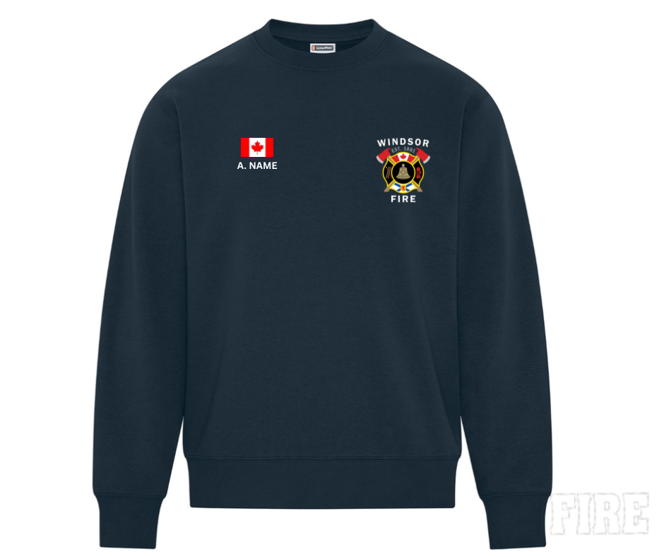 Heavyweight Crewneck Sweater - Embroidered