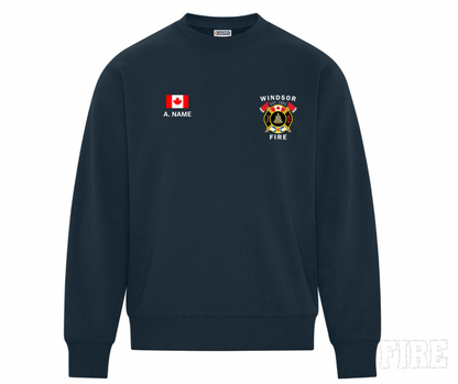 Heavyweight Crewneck Sweater - Embroidered