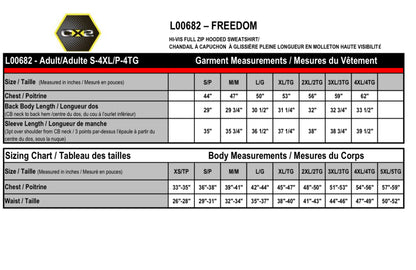 WFD- Hi Vis Full Zip Sweater