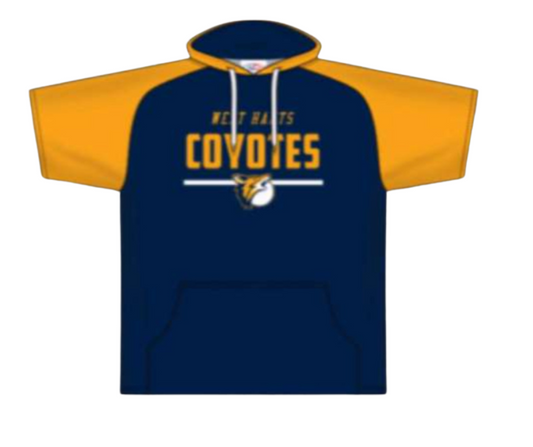 Coyotes Short Sleeve Hoodie