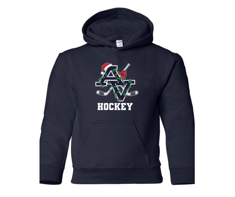 AV Hockey YOUTH Christmas Hoodie