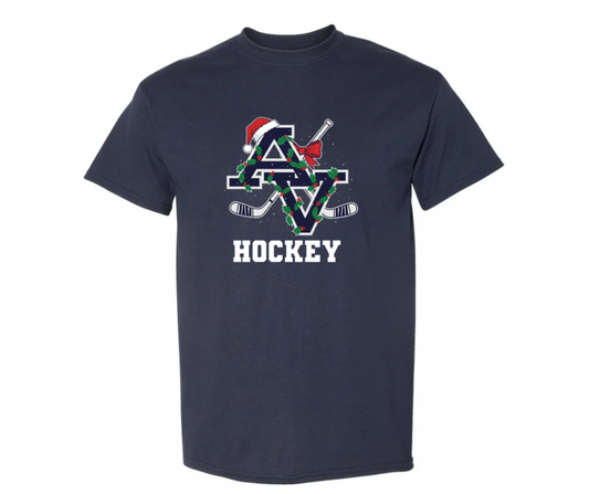 AV Hockey YOUTH Christmas T-Shirt