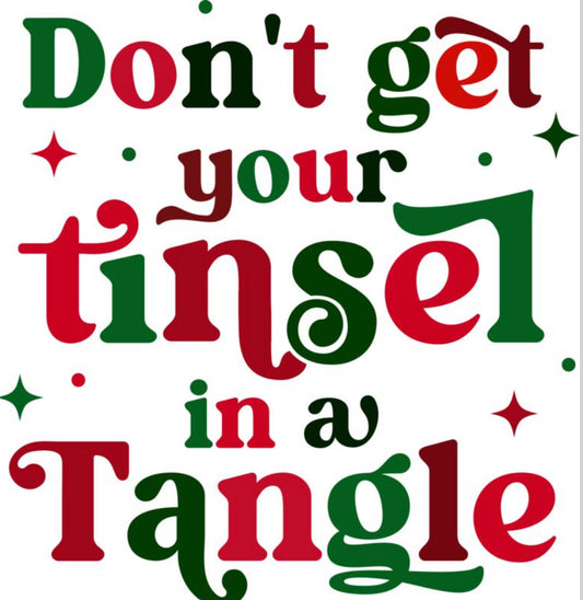 Tinsel in a Tangle DTF