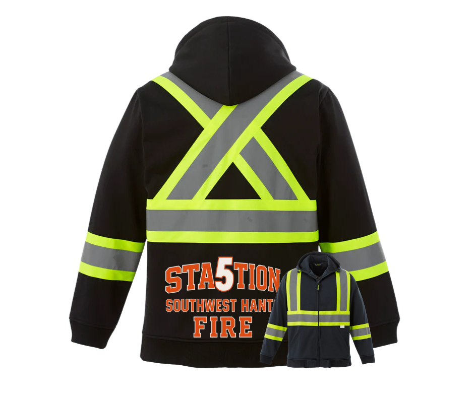 WFD- Hi Vis Full Zip Sweater