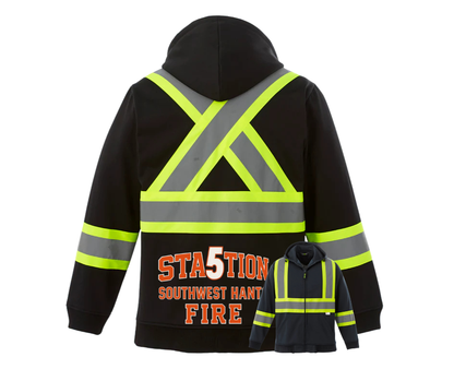 WFD- Hi Vis Full Zip Sweater